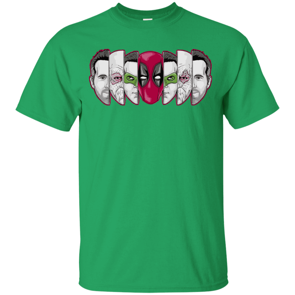 T-Shirts Irish Green / YXS Mercenary Faces Youth T-Shirt