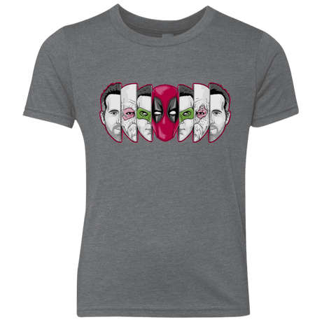 T-Shirts Premium Heather / YXS Mercenary Faces Youth Triblend T-Shirt