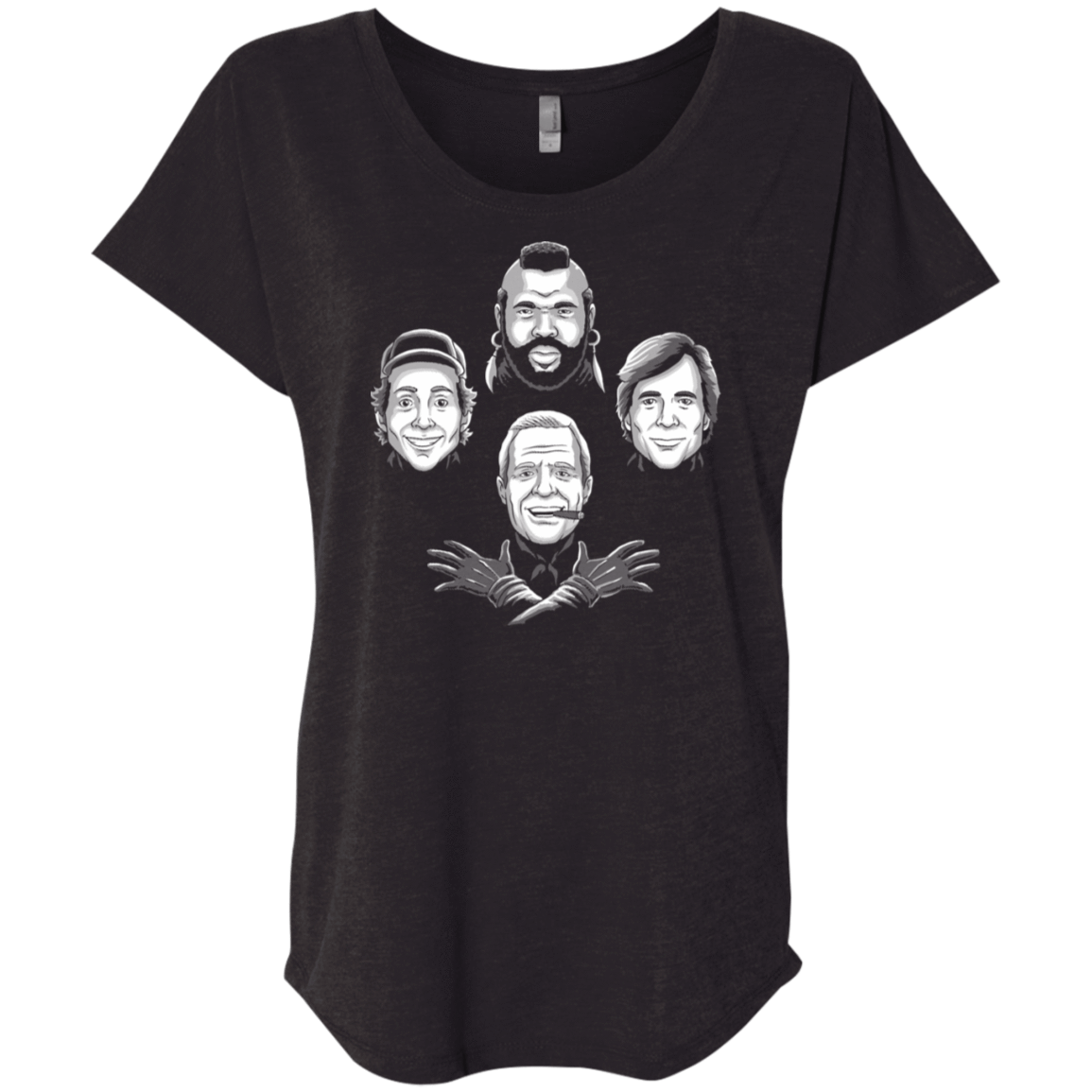 T-Shirts Vintage Black / X-Small Mercenary Rhapsody Triblend Dolman Sleeve