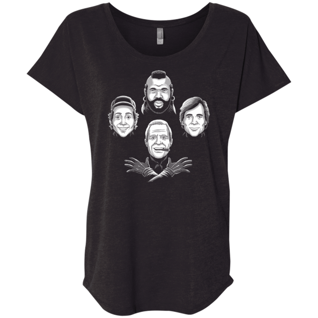 T-Shirts Vintage Black / X-Small Mercenary Rhapsody Triblend Dolman Sleeve