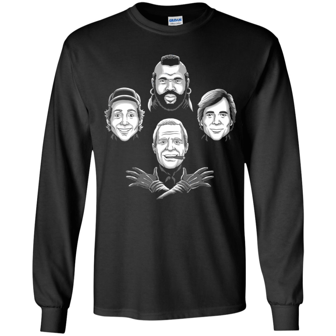 T-Shirts Black / YS Mercenary Rhapsody Youth Long Sleeve T-Shirt