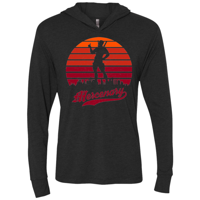 T-Shirts Vintage Black / X-Small Mercenary SunSet Triblend Long Sleeve Hoodie Tee