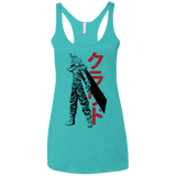 T-Shirts Tahiti Blue / X-Small Mercenary Women's Triblend Racerback Tank