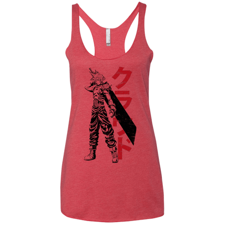 T-Shirts Vintage Red / X-Small Mercenary Women's Triblend Racerback Tank