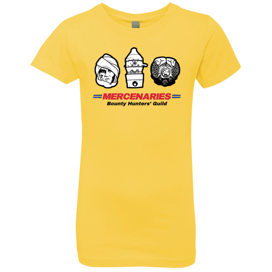 T-Shirts Vibrant Yellow / YXS Mercs 2 Girls Premium T-Shirt