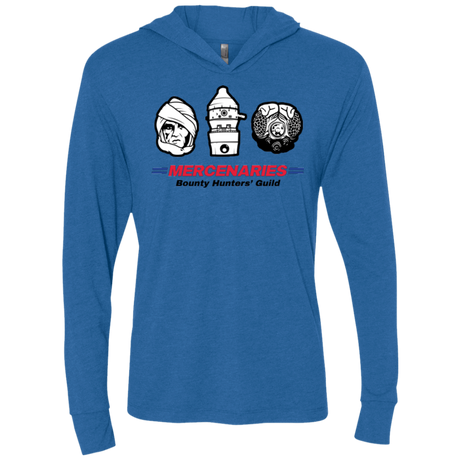 T-Shirts Vintage Royal / X-Small Mercs 2 Triblend Long Sleeve Hoodie Tee