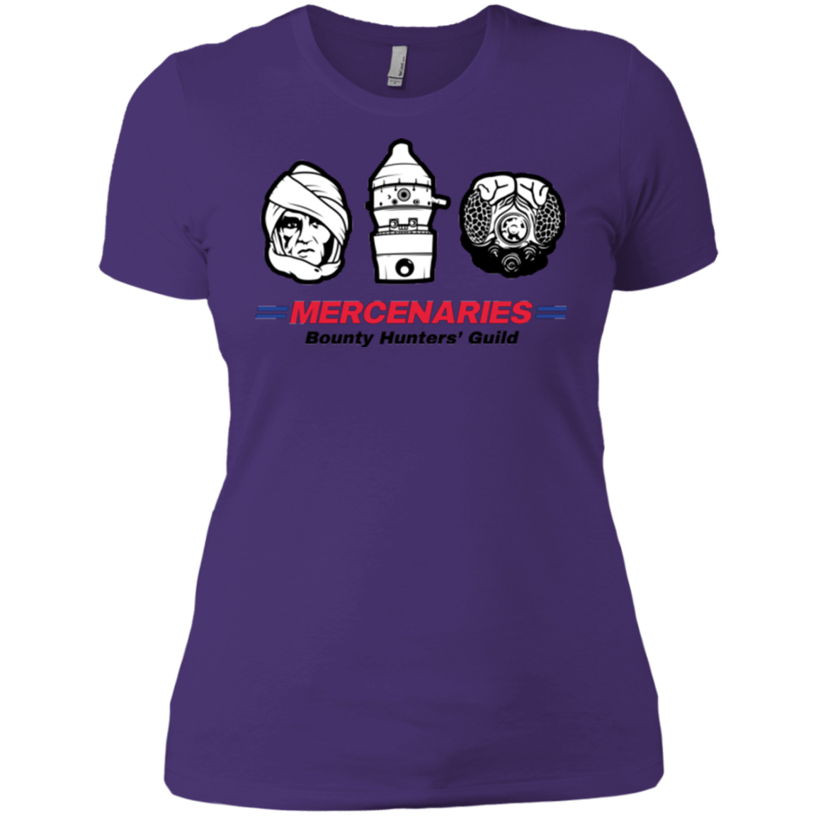T-Shirts Purple / X-Small Mercs 2 Women's Premium T-Shirt