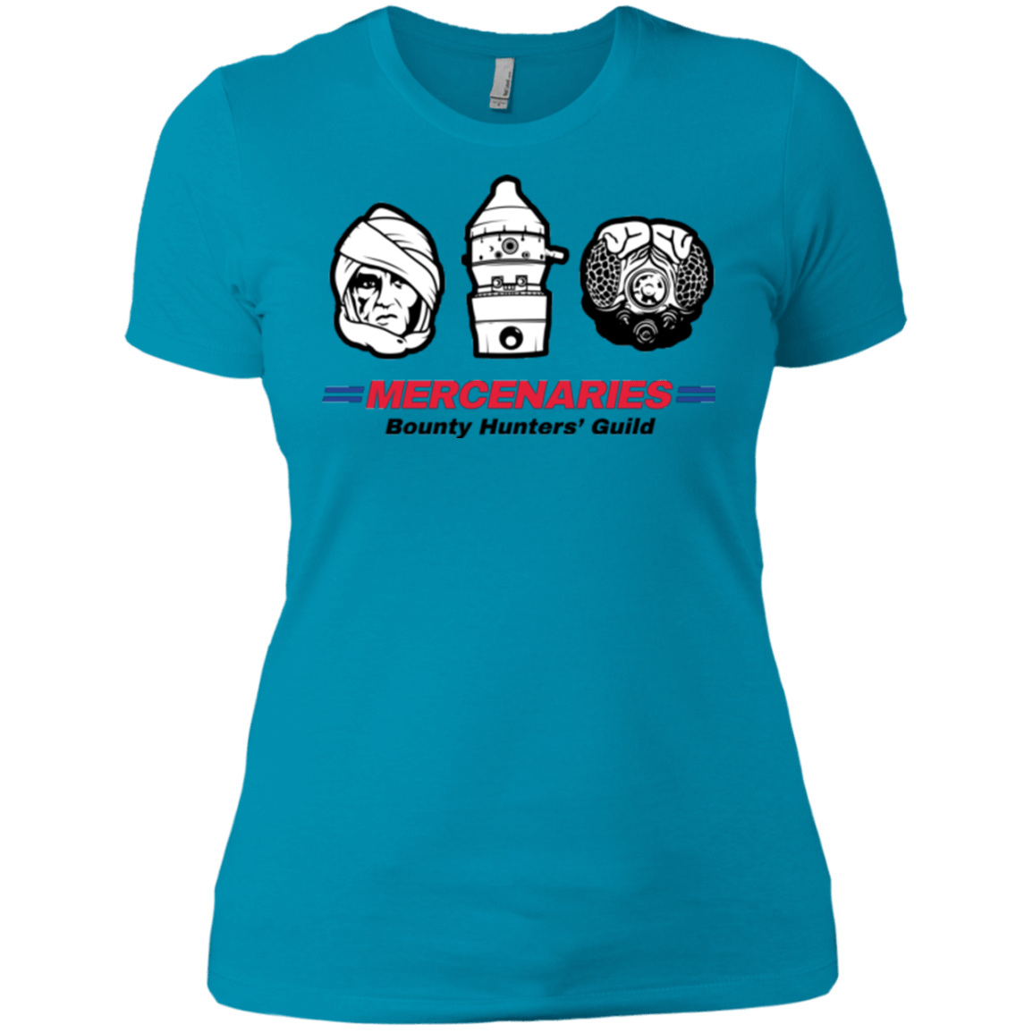 T-Shirts Turquoise / X-Small Mercs 2 Women's Premium T-Shirt