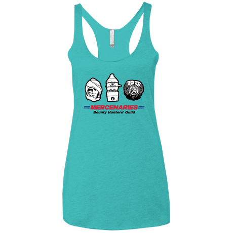 T-Shirts Tahiti Blue / X-Small Mercs 2 Women's Triblend Racerback Tank
