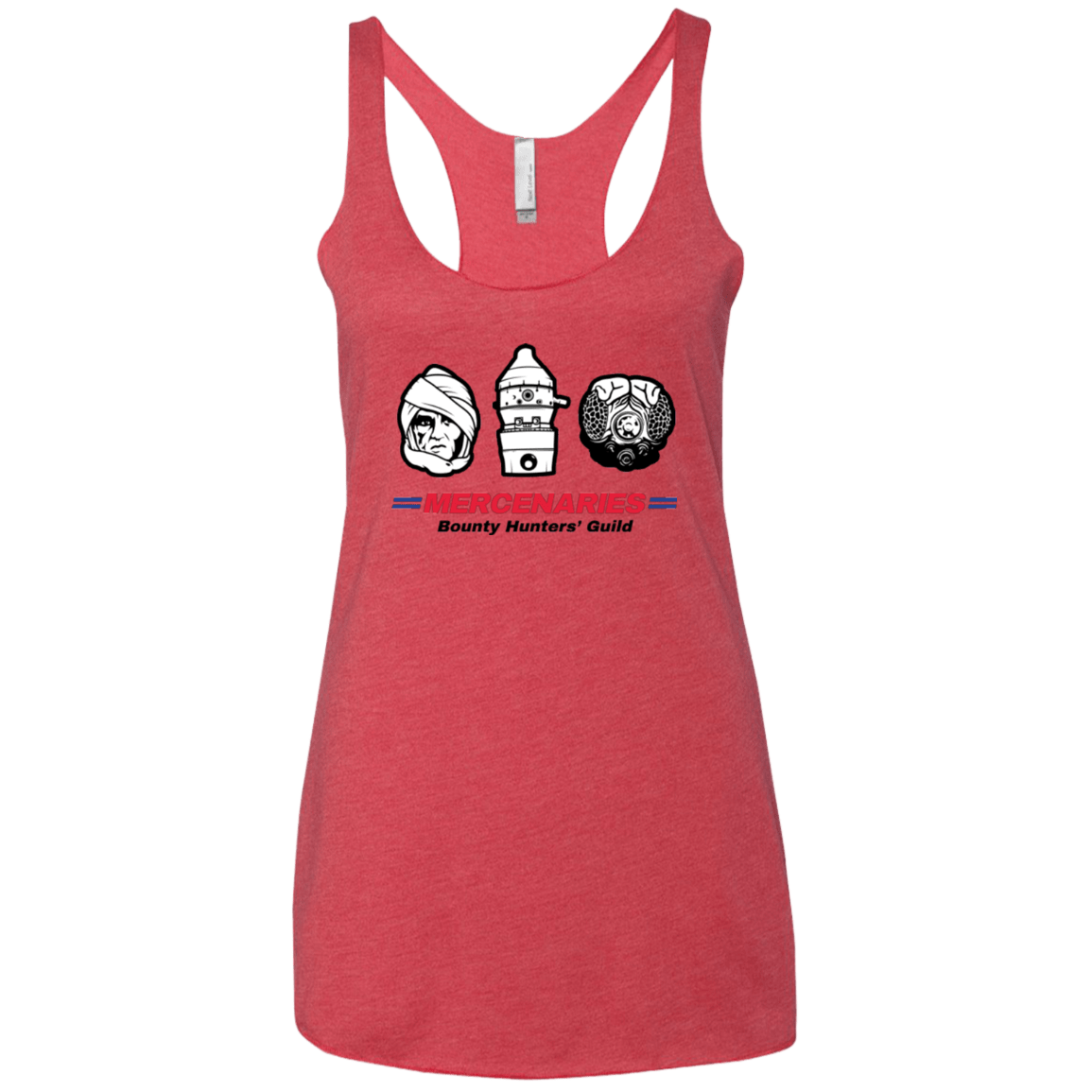 T-Shirts Vintage Red / X-Small Mercs 2 Women's Triblend Racerback Tank