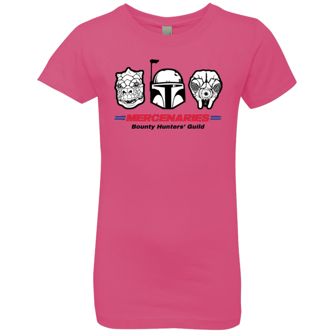 T-Shirts Hot Pink / YXS Mercs Girls Premium T-Shirt