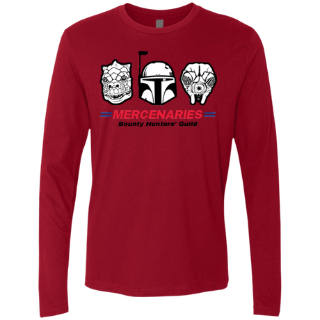 T-Shirts Cardinal / Small Mercs Men's Premium Long Sleeve
