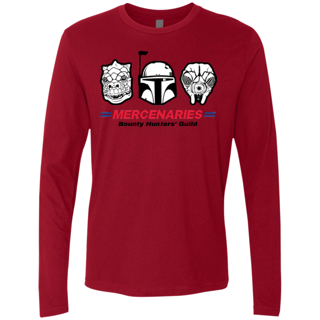 T-Shirts Cardinal / Small Mercs Men's Premium Long Sleeve