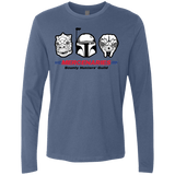 T-Shirts Indigo / Small Mercs Men's Premium Long Sleeve