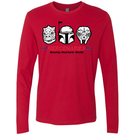 T-Shirts Red / Small Mercs Men's Premium Long Sleeve