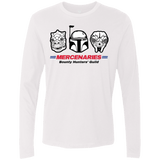 T-Shirts White / Small Mercs Men's Premium Long Sleeve