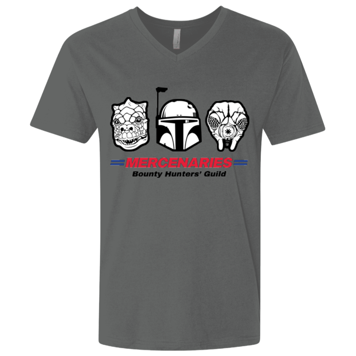 T-Shirts Heavy Metal / X-Small Mercs Men's Premium V-Neck