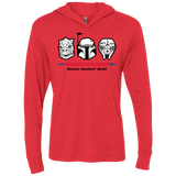 T-Shirts Vintage Red / X-Small Mercs Triblend Long Sleeve Hoodie Tee