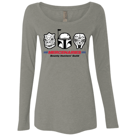 T-Shirts Venetian Grey / Small Mercs Women's Triblend Long Sleeve Shirt