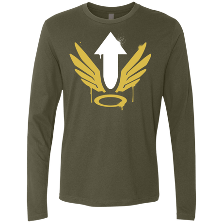 T-Shirts Military Green / Small Mercy Arrow Men's Premium Long Sleeve