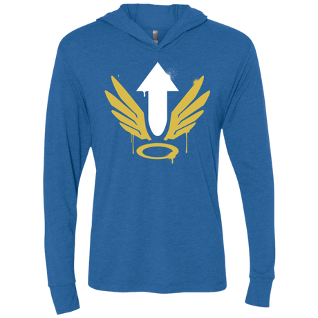 T-Shirts Vintage Royal / X-Small Mercy Arrow Triblend Long Sleeve Hoodie Tee