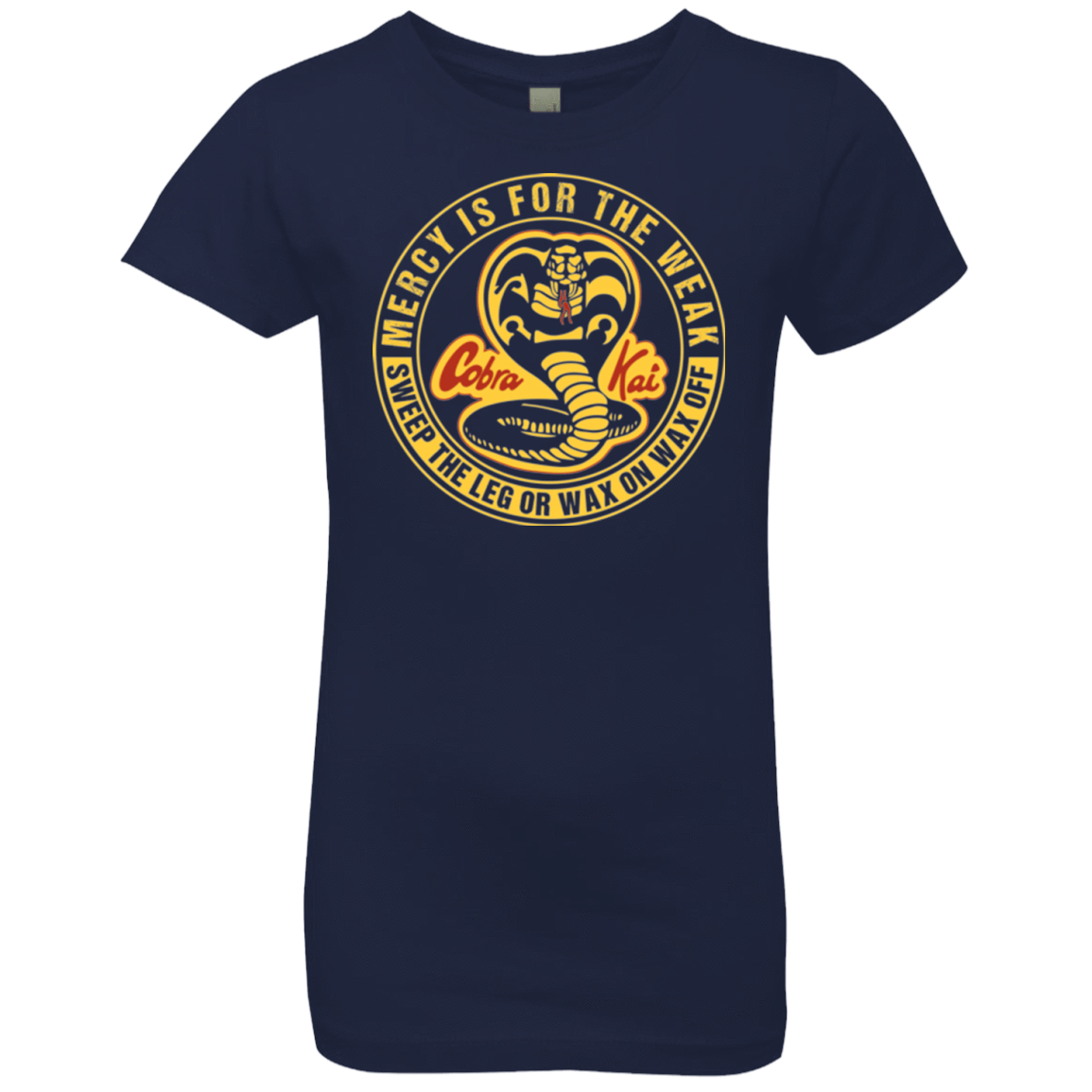 T-Shirts Midnight Navy / YXS Mercy Is For The Weak Girls Premium T-Shirt
