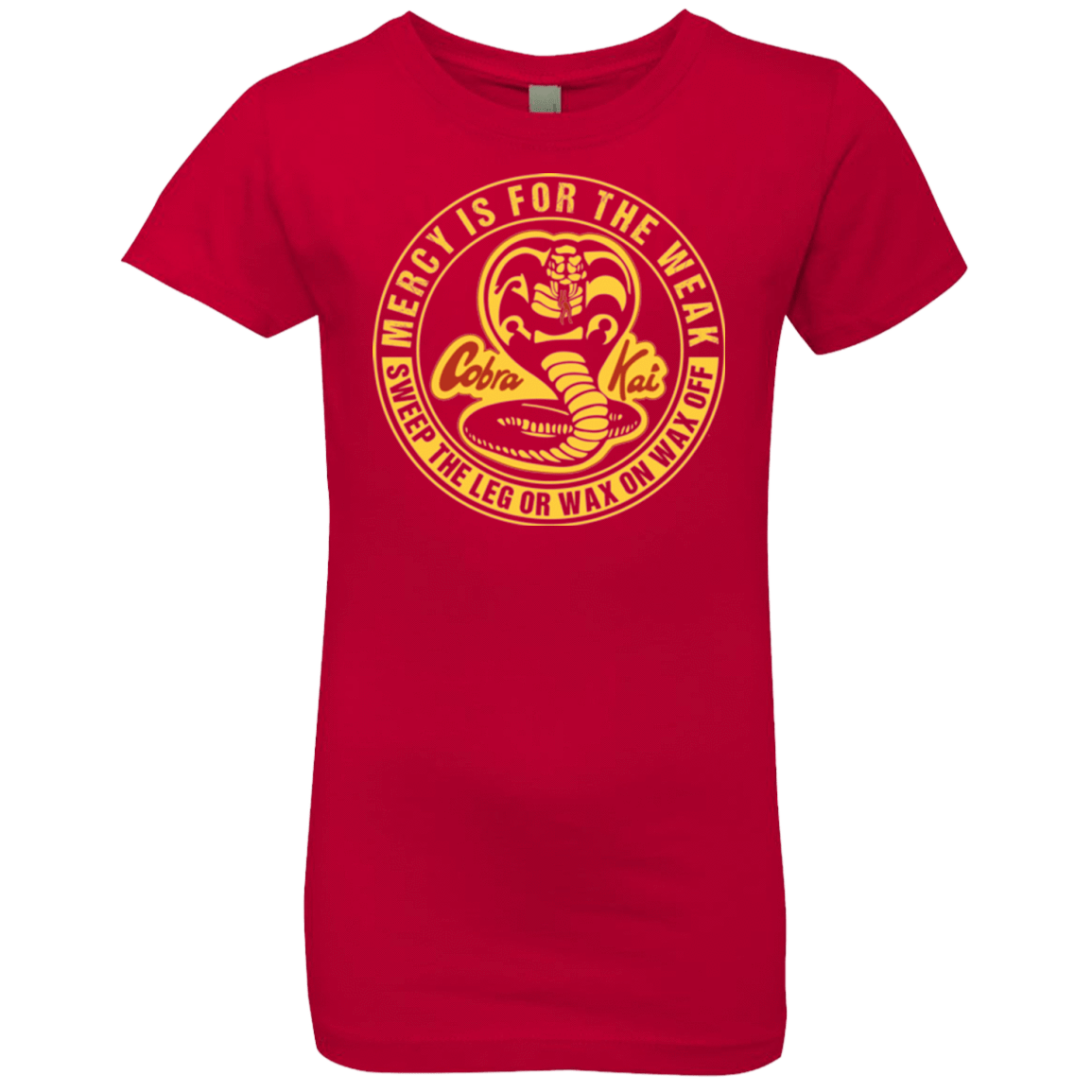 T-Shirts Red / YXS Mercy Is For The Weak Girls Premium T-Shirt