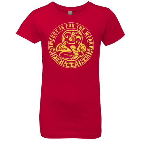 T-Shirts Red / YXS Mercy Is For The Weak Girls Premium T-Shirt
