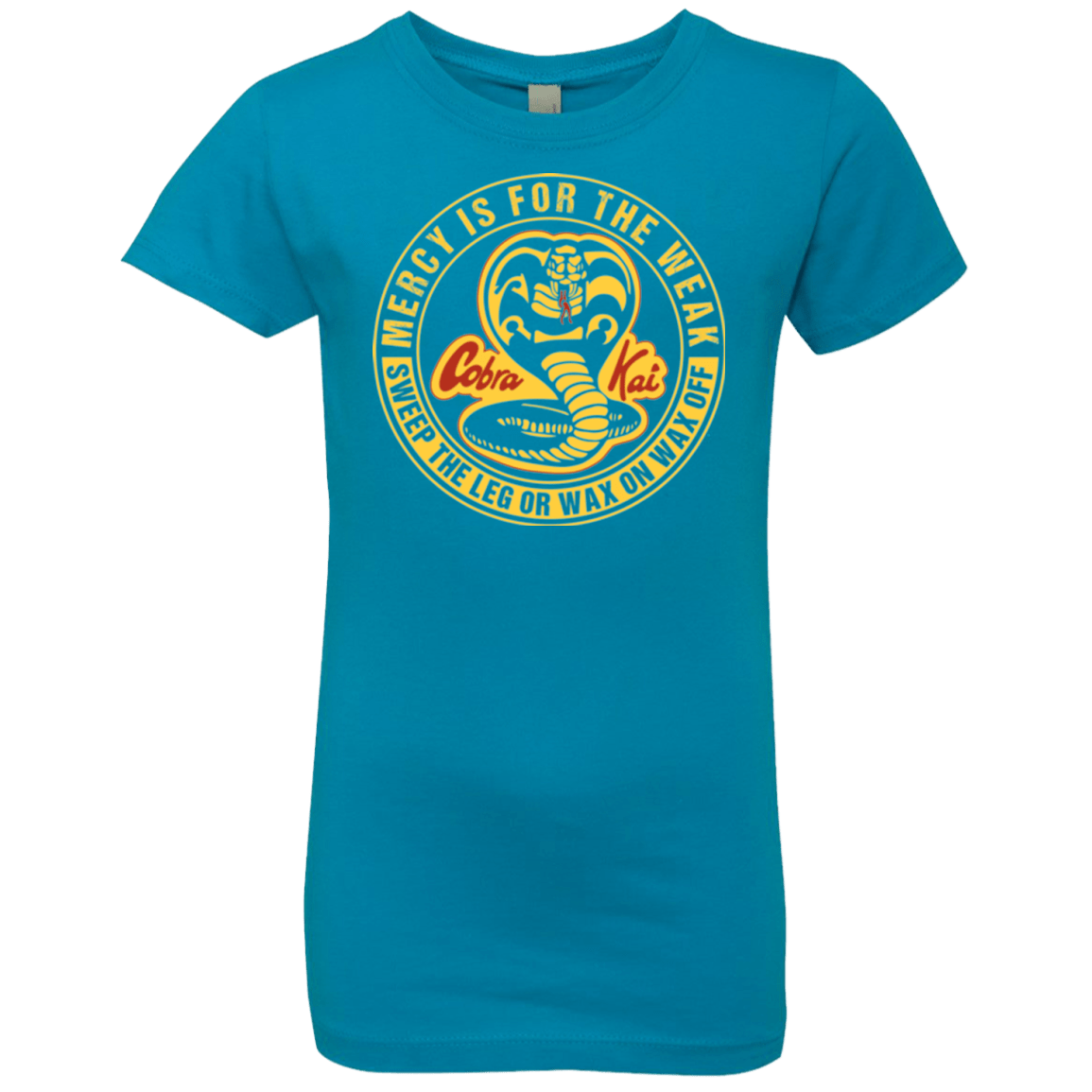 T-Shirts Turquoise / YXS Mercy Is For The Weak Girls Premium T-Shirt