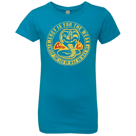 T-Shirts Turquoise / YXS Mercy Is For The Weak Girls Premium T-Shirt
