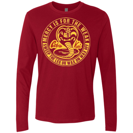T-Shirts Cardinal / Small Mercy Is For The Weak Men's Premium Long Sleeve