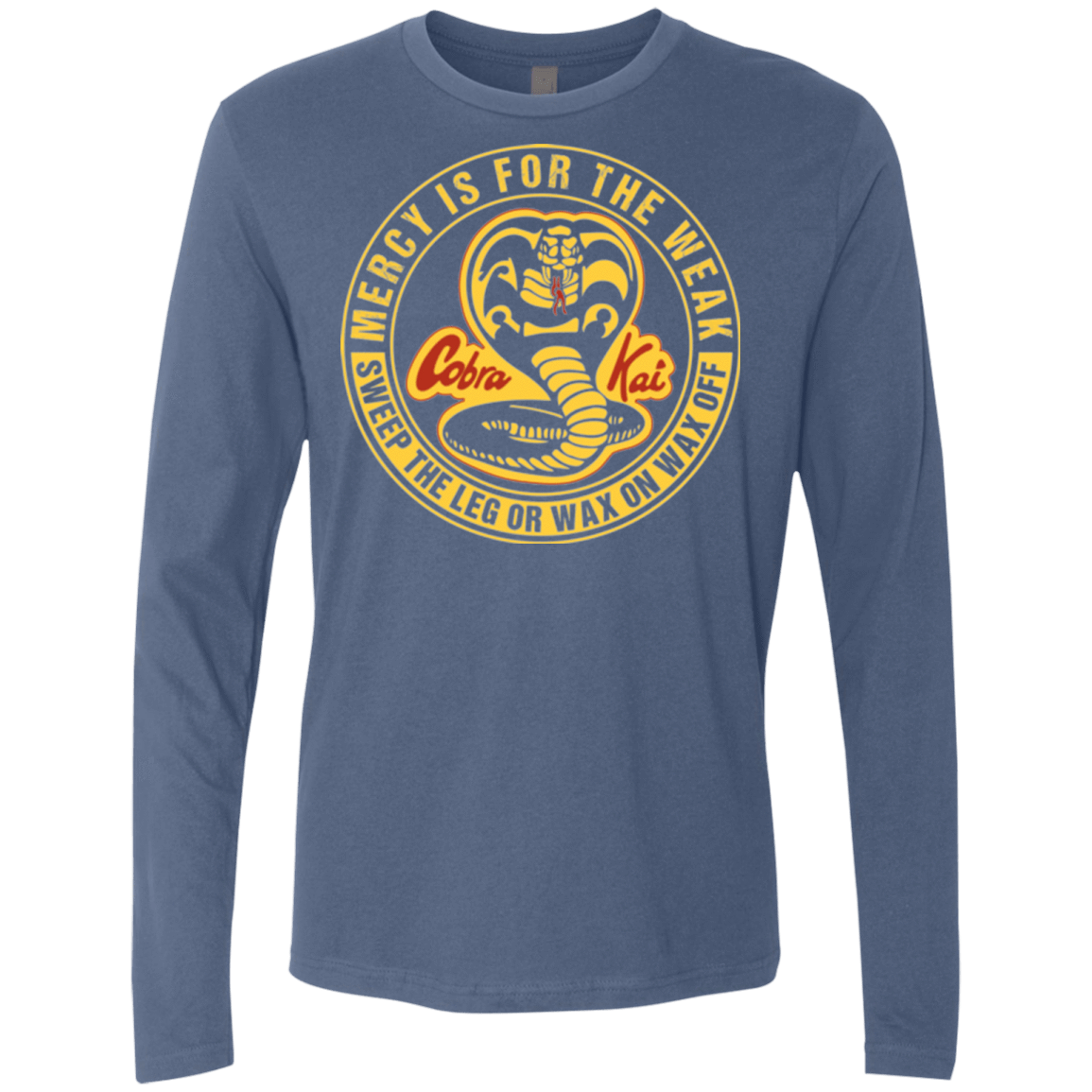 T-Shirts Indigo / Small Mercy Is For The Weak Men's Premium Long Sleeve