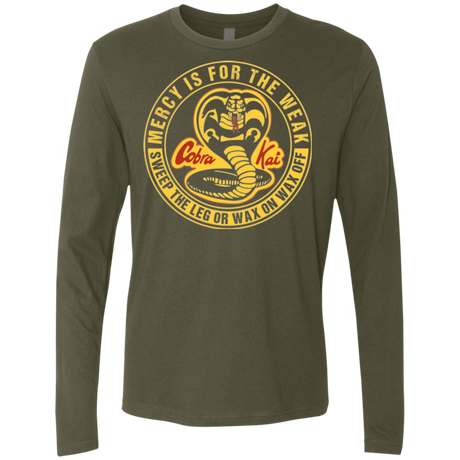 T-Shirts Military Green / Small Mercy Is For The Weak Men's Premium Long Sleeve