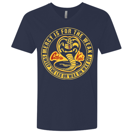 T-Shirts Midnight Navy / X-Small Mercy Is For The Weak Men's Premium V-Neck