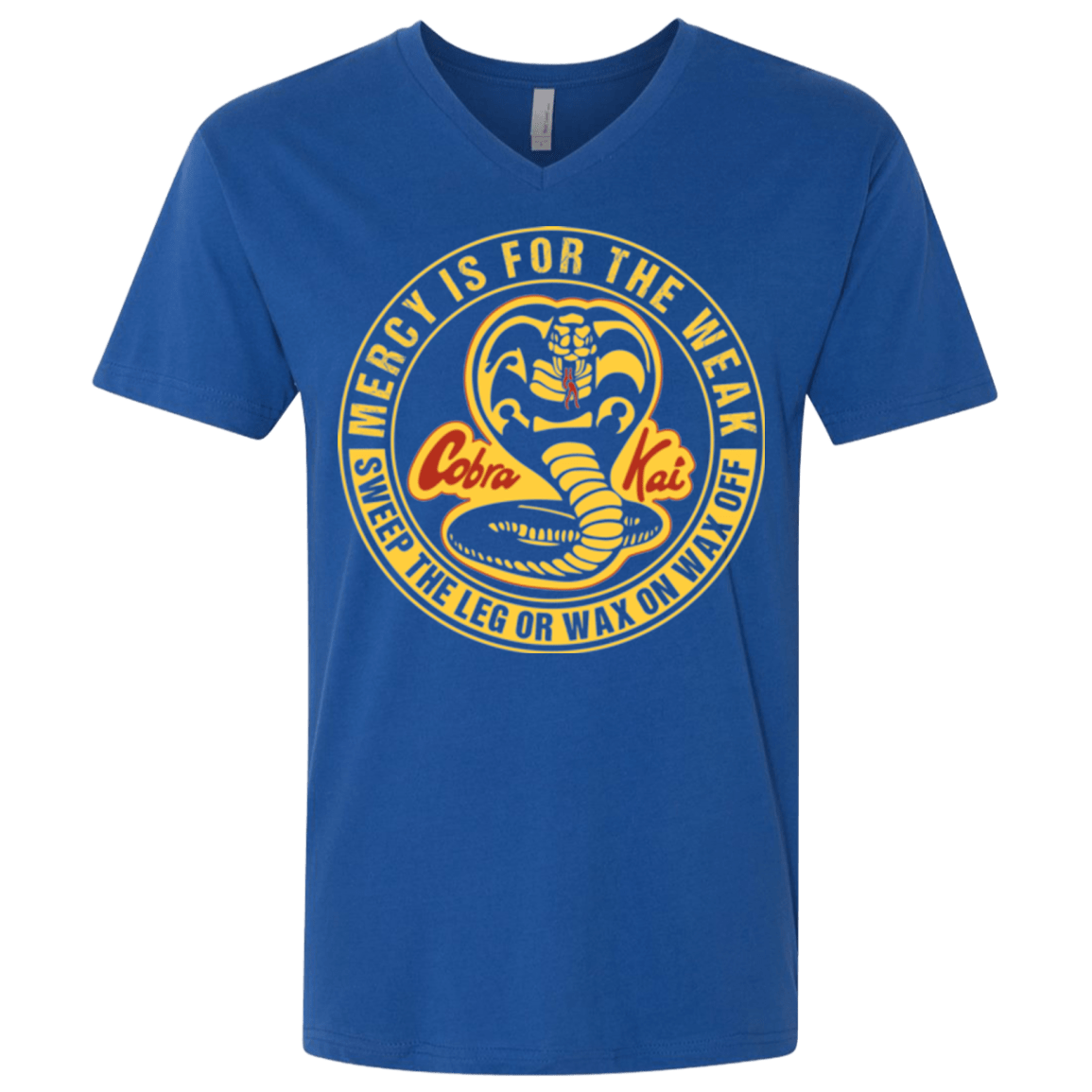 T-Shirts Royal / X-Small Mercy Is For The Weak Men's Premium V-Neck