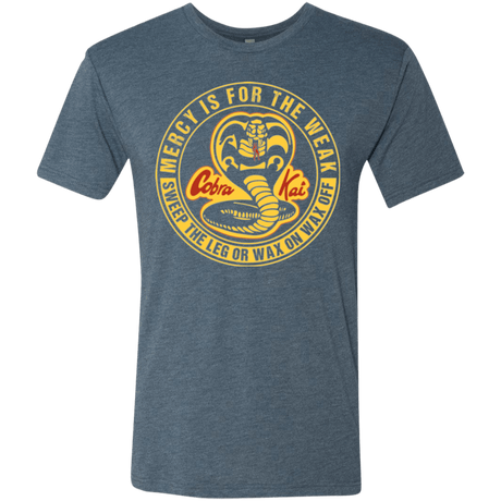 T-Shirts Indigo / Small Mercy Is For The Weak Men's Triblend T-Shirt