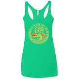 T-Shirts Envy / X-Small Mercy Is For The Weak Women's Triblend Racerback Tank