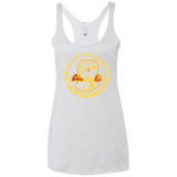 T-Shirts Heather White / X-Small Mercy Is For The Weak Women's Triblend Racerback Tank
