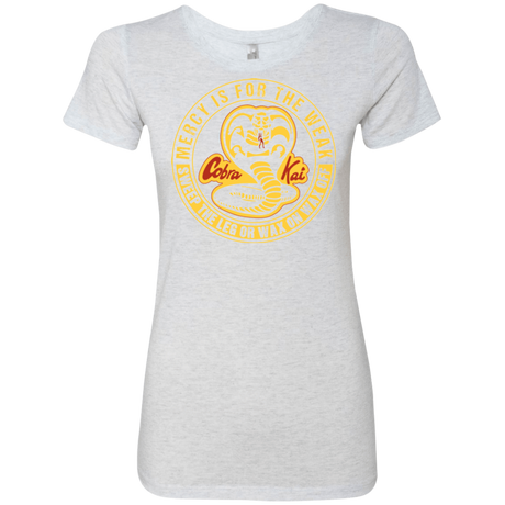 T-Shirts Heather White / Small Mercy Is For The Weak Women's Triblend T-Shirt
