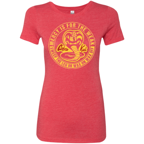 T-Shirts Vintage Red / Small Mercy Is For The Weak Women's Triblend T-Shirt