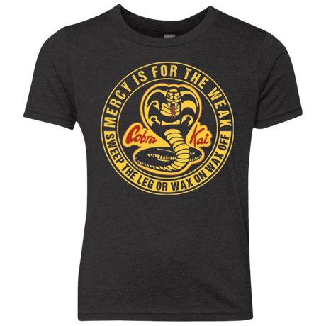 T-Shirts Vintage Black / YXS Mercy Is For The Weak Youth Triblend T-Shirt