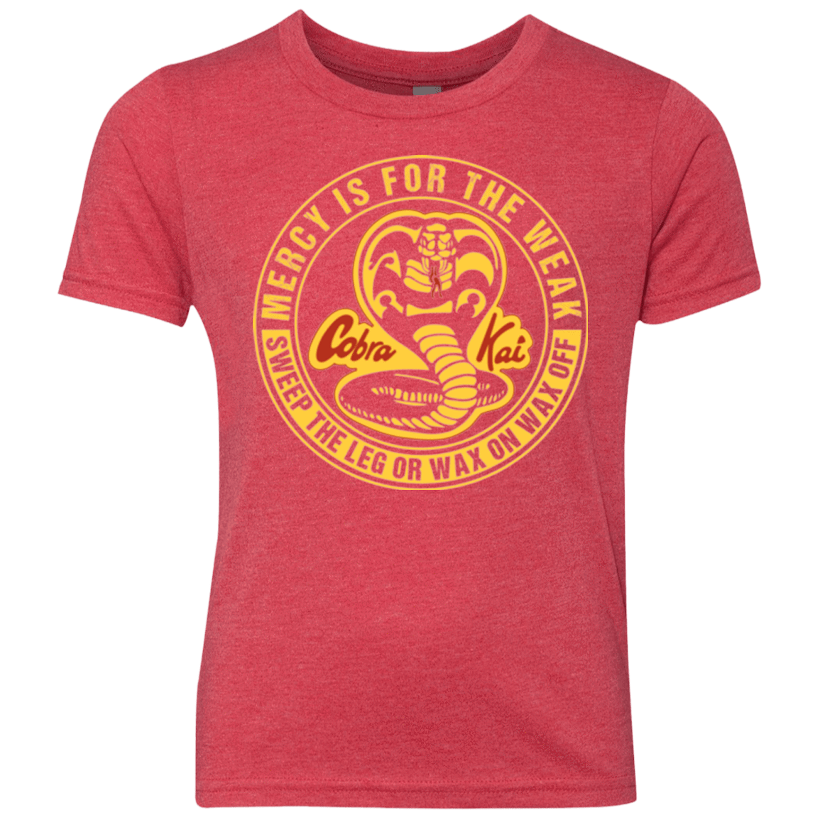 T-Shirts Vintage Red / YXS Mercy Is For The Weak Youth Triblend T-Shirt