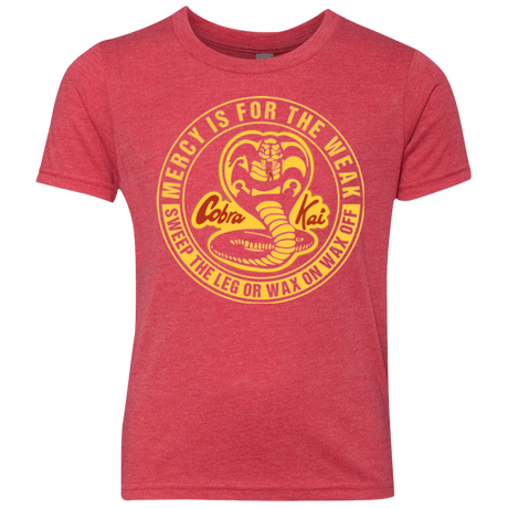 T-Shirts Vintage Red / YXS Mercy Is For The Weak Youth Triblend T-Shirt