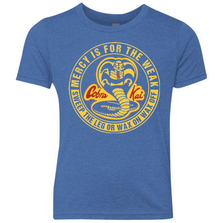 T-Shirts Vintage Royal / YXS Mercy Is For The Weak Youth Triblend T-Shirt