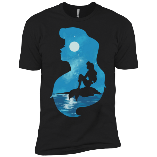T-Shirts Black / YXS Mermaid Portrait Boys Premium T-Shirt