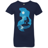 T-Shirts Midnight Navy / YXS Mermaid Portrait Girls Premium T-Shirt