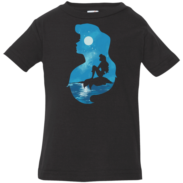 T-Shirts Black / 6 Months Mermaid Portrait Infant Premium T-Shirt