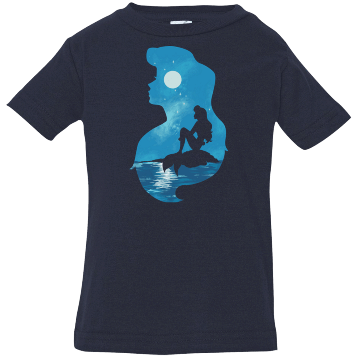 T-Shirts Navy / 6 Months Mermaid Portrait Infant Premium T-Shirt