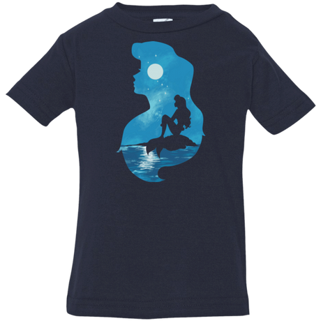 T-Shirts Navy / 6 Months Mermaid Portrait Infant Premium T-Shirt