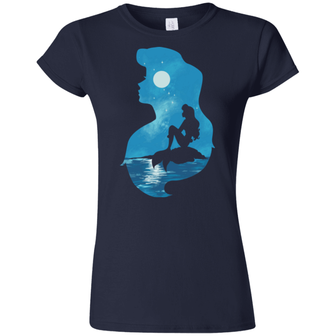 T-Shirts Navy / S Mermaid Portrait Junior Slimmer-Fit T-Shirt